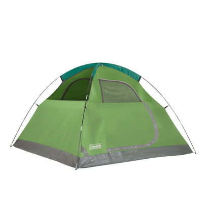 Coleman Sundome Camping Tent with Rainfly, 2/3/4/6 Person Tent Sets Up in 10 Mins, Weatherproof Shelter for Camping, Festivals, Backyard, Sleepovers, & More