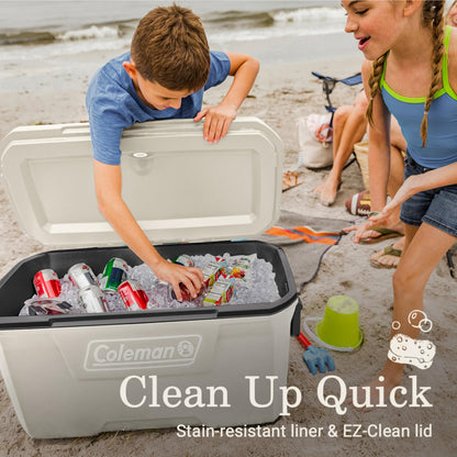 Coleman Classic Series Insulated Portable Cooler, Leak-Resistant Outdoor Hard Cooler Keeps Ice up to 5 Days, 52/70/120/150 Quart