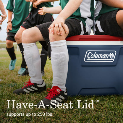 Coleman Classic Series Insulated Portable Cooler, Leak-Resistant Outdoor Hard Cooler Keeps Ice up to 5 Days, 52/70/120/150 Quart