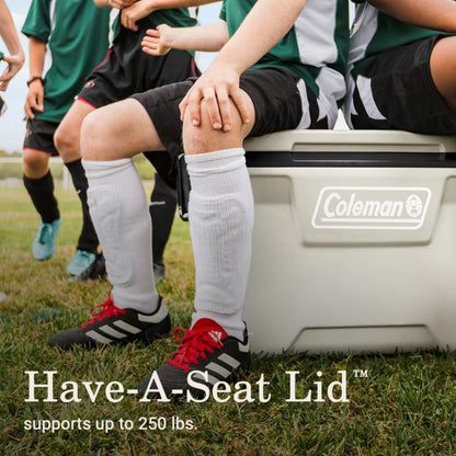 Coleman Classic Series Insulated Portable Cooler, Leak-Resistant Outdoor Hard Cooler Keeps Ice up to 5 Days, 52/70/120/150 Quart