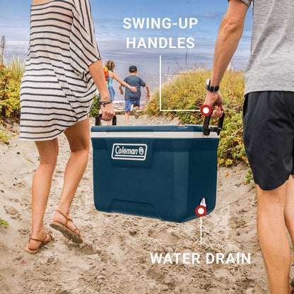 Coleman Classic Series Insulated Portable Cooler, Leak-Resistant Outdoor Hard Cooler Keeps Ice up to 5 Days, 52/70/120/150 Quart